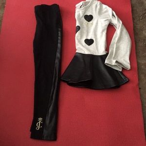 Juicy Couture girl set size 5